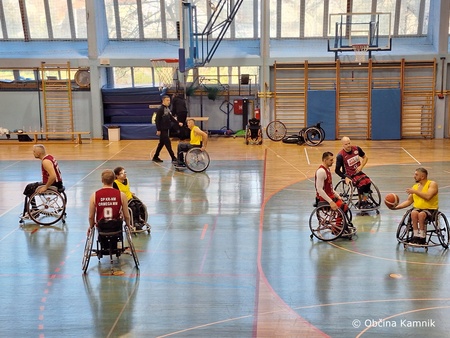 Košarka na vozičkih v Športni dvorani v Kamniku (4)